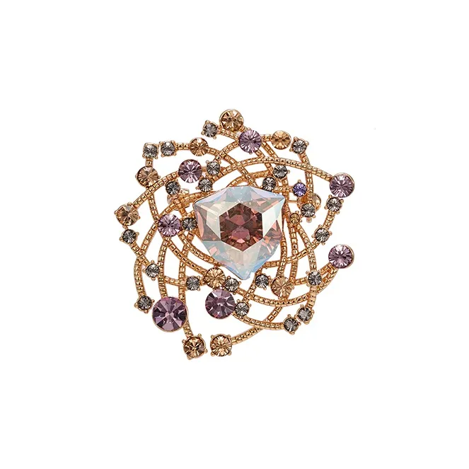 Eternelle Austrian Crystal Brooches Women's-2