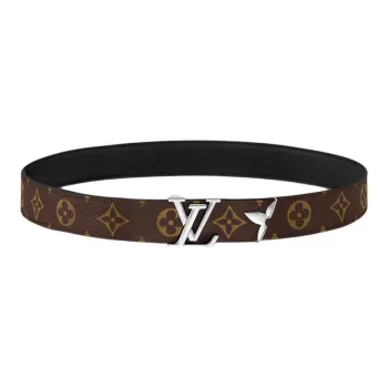 LOUIS VUITTON Pretty Lv 30mm Reversible Belt