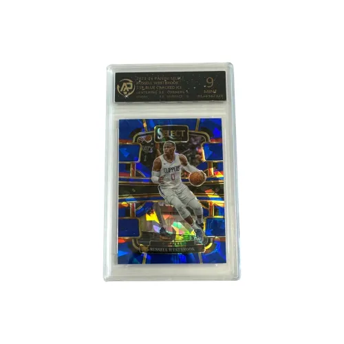 PANINI Westbrook Clippers Select Blue Crush Holographic Card Player Card 9/10 Graded Cards 1 Pc