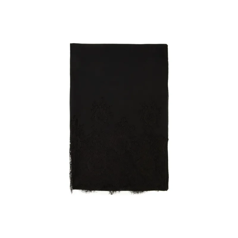 Valentino Cashmere Shawls Women's Black-0