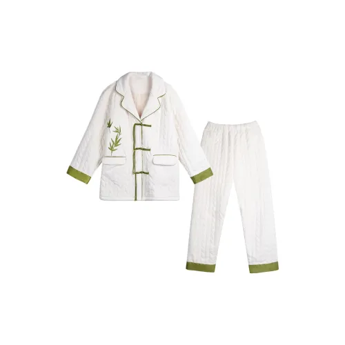 IIZZINI Pajama Set Women's Ecru