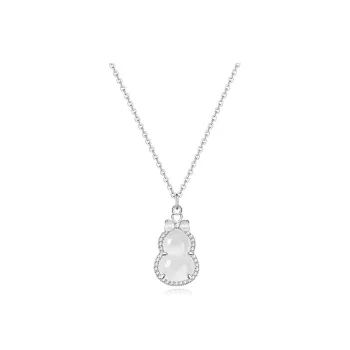 FR Chalcedony Necklaces Women's