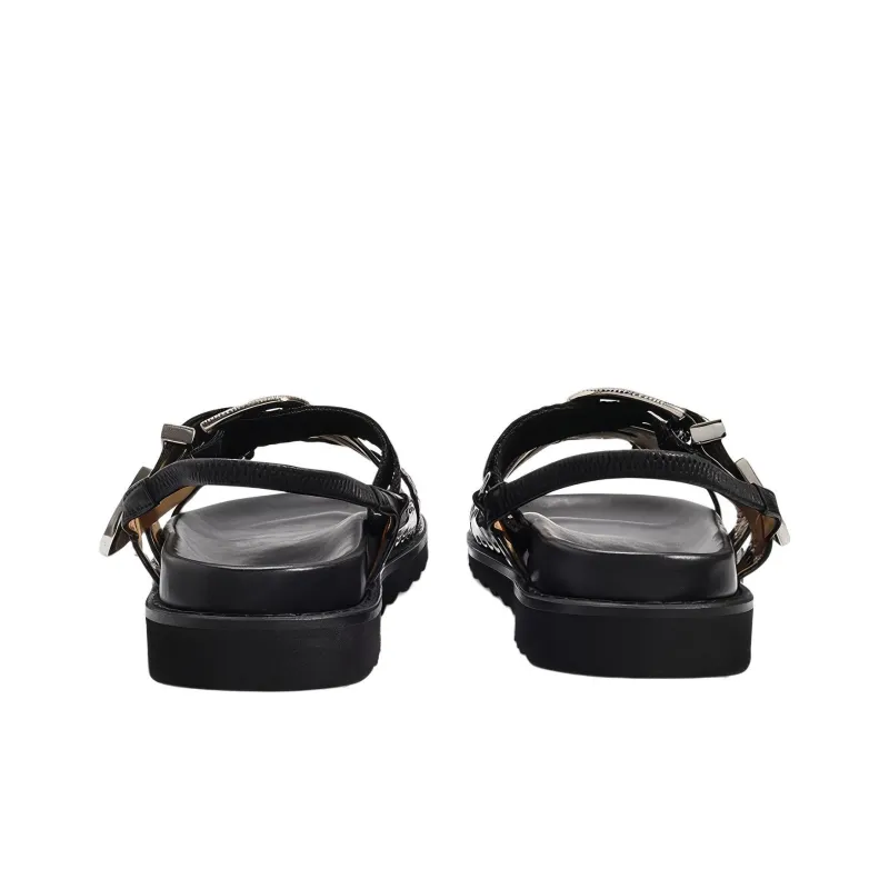 Toga Pulla One Strap Sandals Women's Black-4