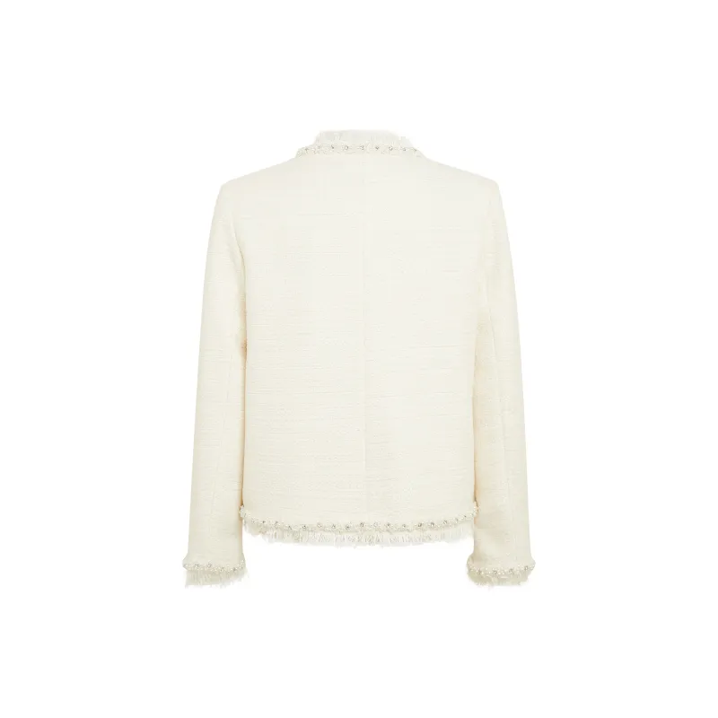 AUI Cropped Coats Women's Apricot-1