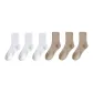 6 Pack (3 White+3 Khaki)