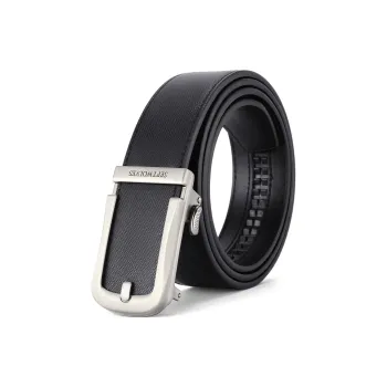 SEPTWOLVES Cow Leather Leather Belts Men's Width  3.5cm