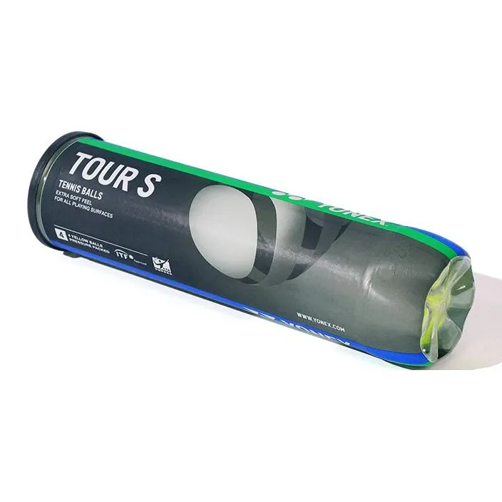 YONEX TB TS4 Tennis Balls Wool, Nylon, Polyester Match Ball Competition Yellow-2