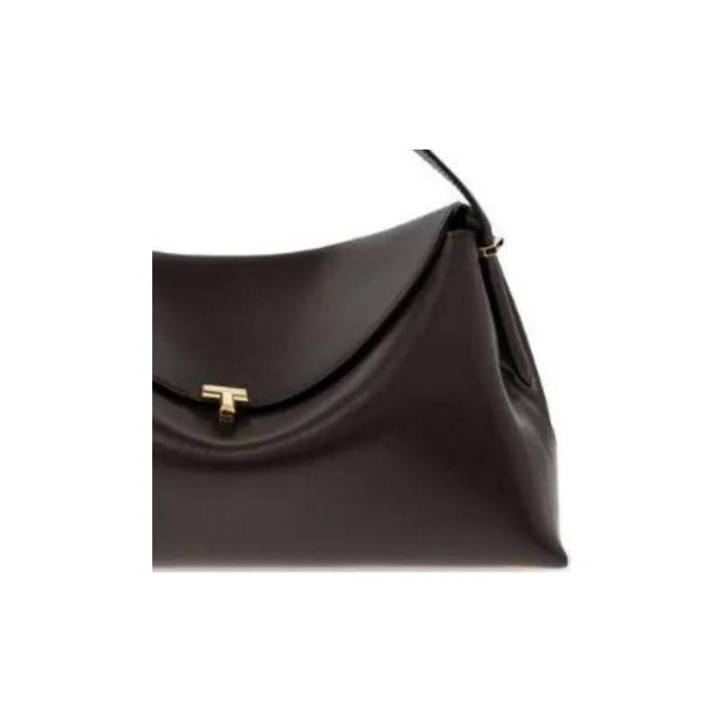 TOTEME Cow Leather One Shoulder Handbag Regular Women's Brown-3