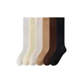 Temooues Mid Calf Socks Women's Combo Set