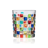 Multicolor Rattan Plaid-Low Profile