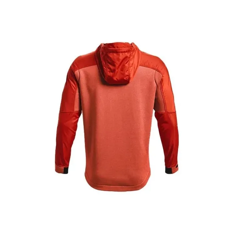Under Armour ColdGear Jacket Men's Orange With Free Necklaces-2