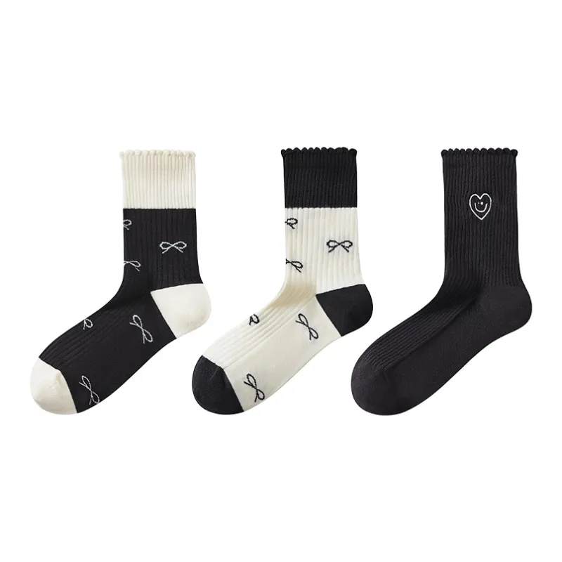 Caramella Mid Calf Socks Women's 3 Pack-9