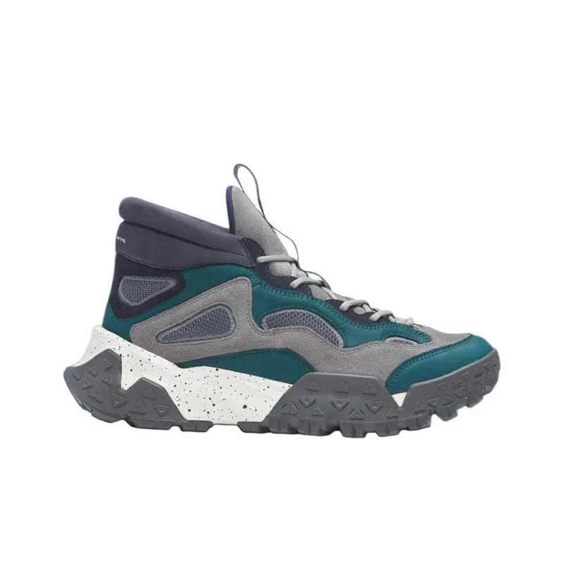 White Mountaineering x Timberland Anti Slip Wear Resistant Mid Top Hiking Shoes Men's Gray-1
