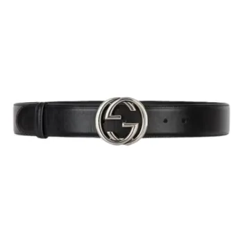 GUCCI Interlocking G Leather Belt