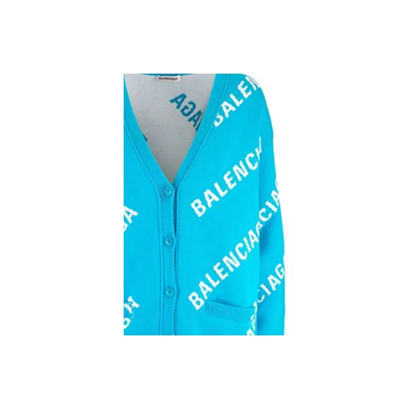 Balenciaga Knitwear Women's Sky Blue-6