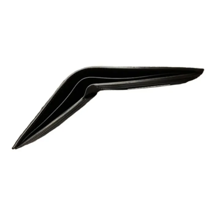 BERLUTI Calfskin Wallet Men's Black Gray Color-6