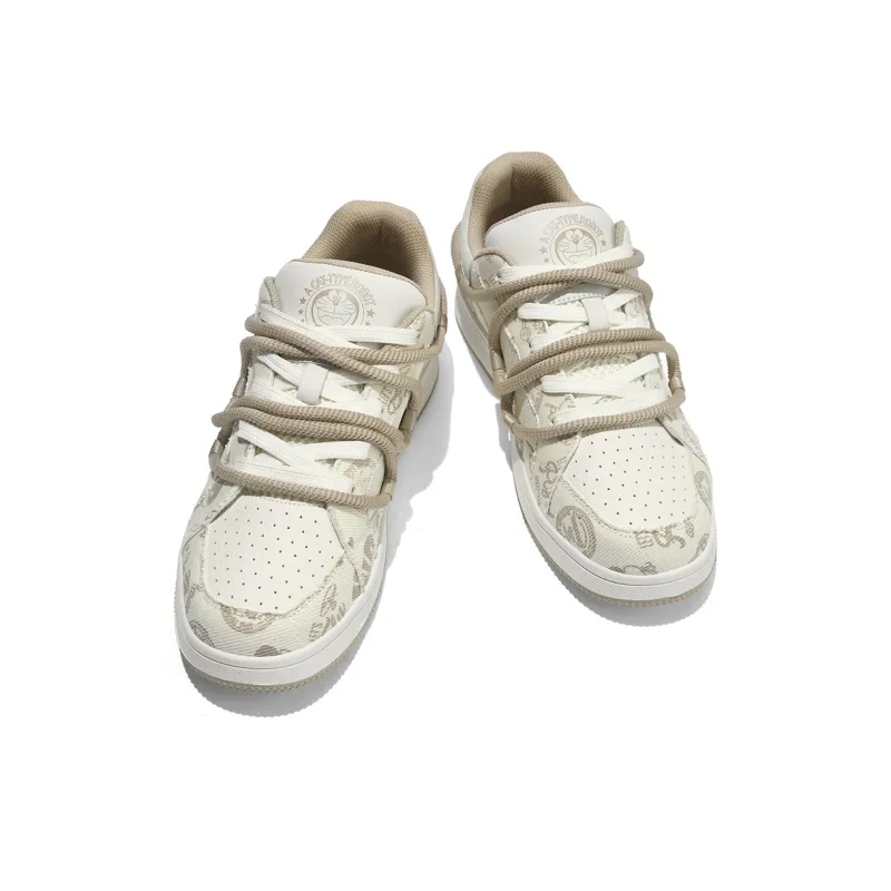 DoraemonA Box Limited Edition Puffy Shoes Low-Top Skateboard Shoes Unisex-100
