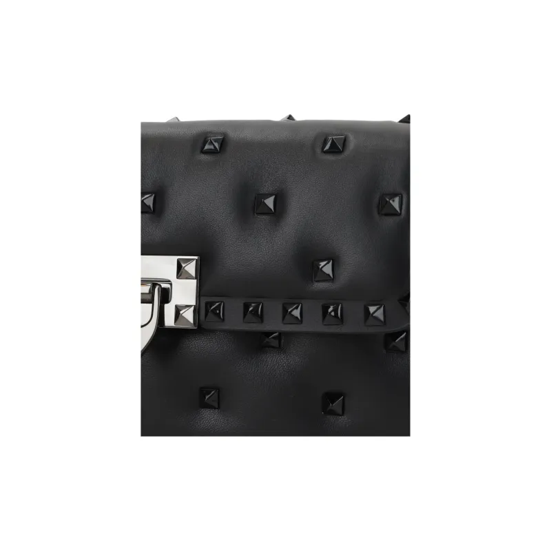 Valentino Garavani Rockstud Foldover Top Shoulder Bag-3