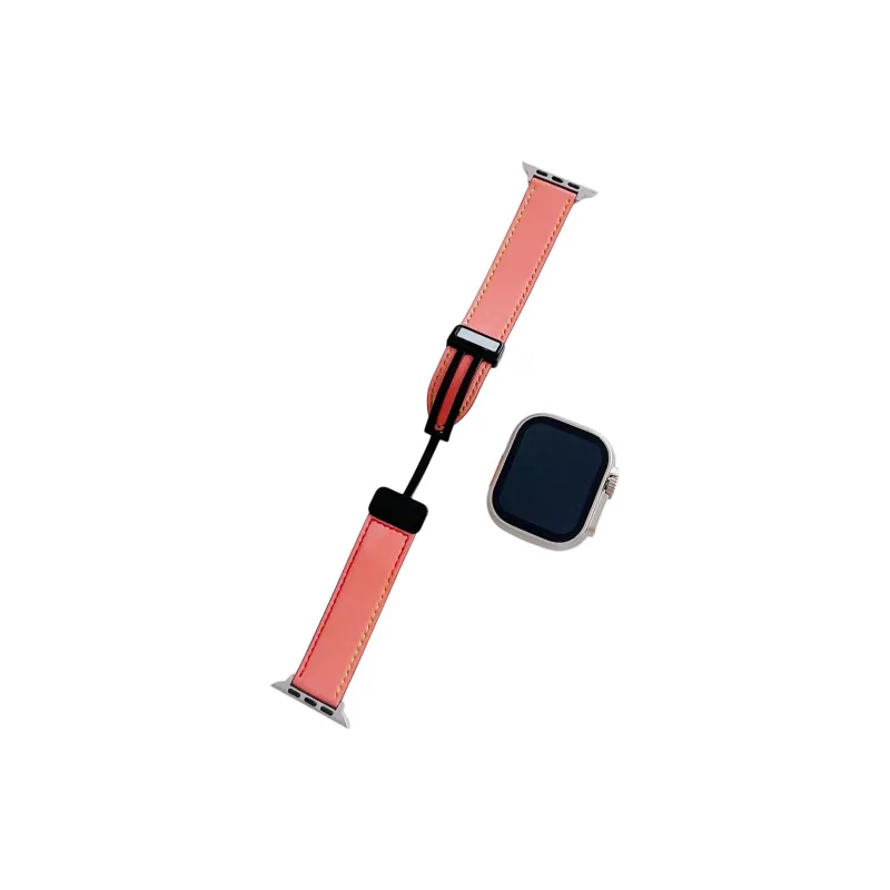 Mivana Watch Band Apple Compatibility Genuine Leather Material-0