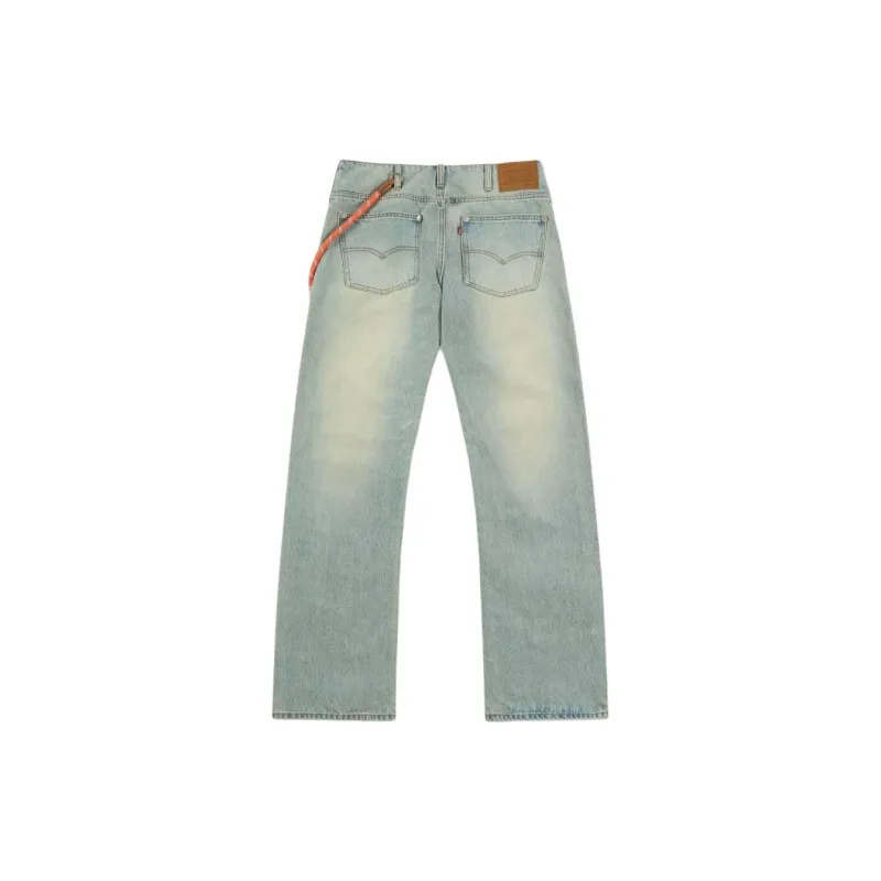 Good Bai X Levis GOOD BAI Collaboration Jeans Men Light Blue-1