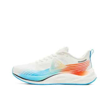 PEAK Low Top Sprint Running Shoes Unisex White Blue