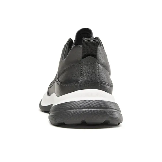 KANGNAI Casual Shoes Men Low Top Black/Gray-9