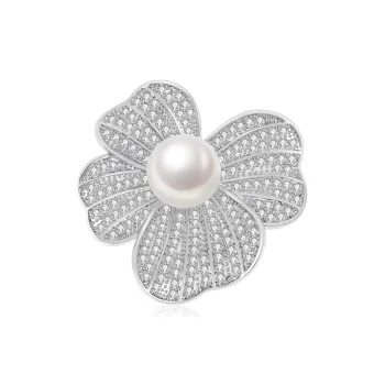CLORIS YING Freshwater Pearl Brooches Women's