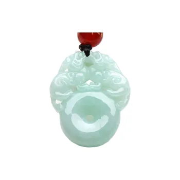 HUWEI Glutinous Jade Jadeite Necklaces Unisex