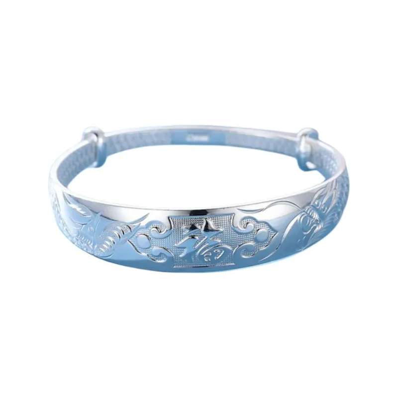 CHIEMOT S999 Fine Silver Bangles Women's-0
