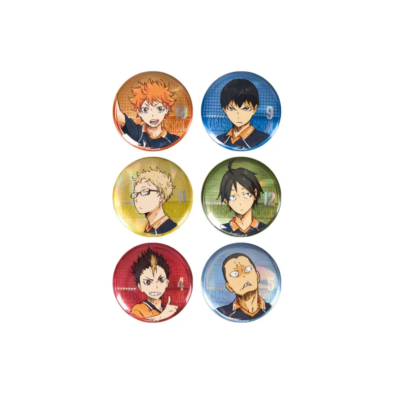 BOOM COMIC Haikyu!! Characters Badge Shoyo Hinata & Tobio Kageyama Badges-6