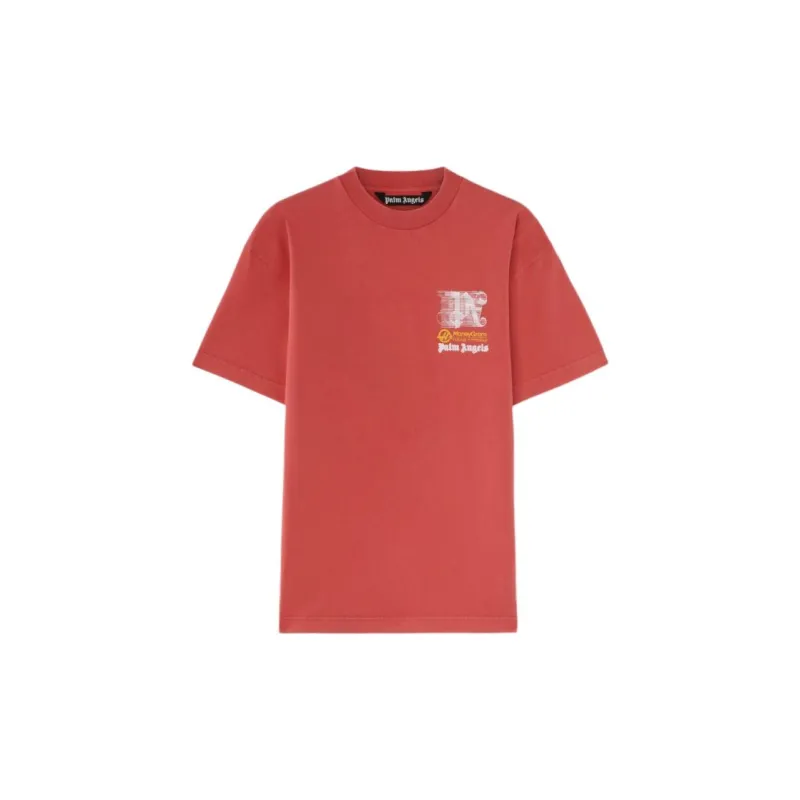 PALM ANGELS X MoneyGram Haas F1 Cotton T shirt-1