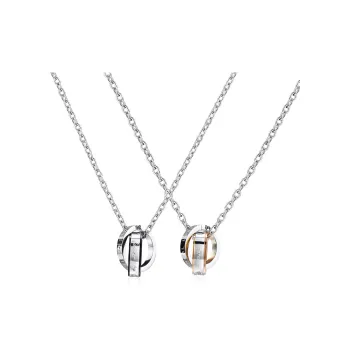 DH7 Titanium Steel Necklaces Unisex Silver/Gold