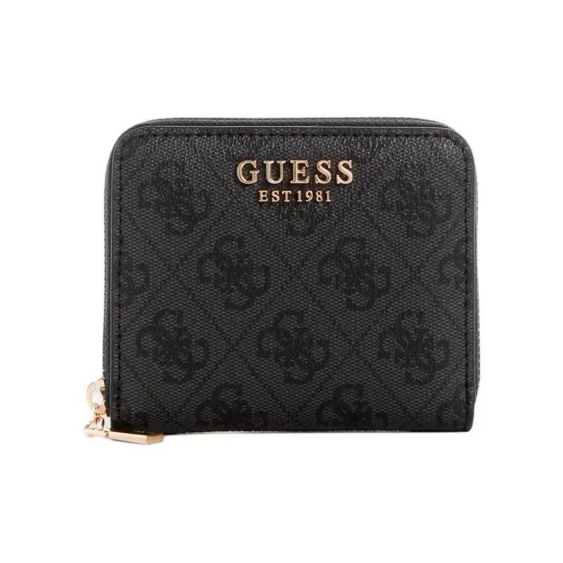 GUESS Artificial Leather Wallet Small Size Women's Black-0