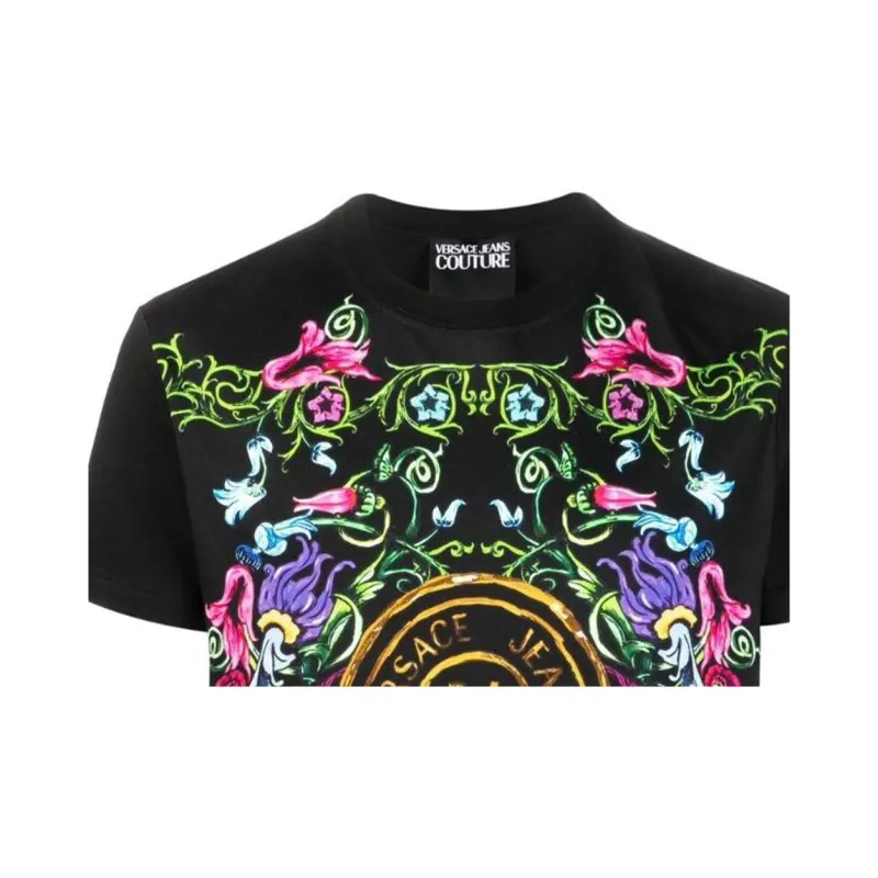 VERSACE JEANS COUTURE T Shirt Men's Black-4