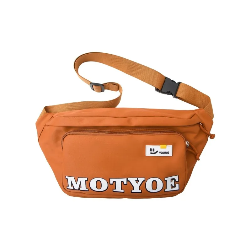 LUVISTRUE Nylon Shoulder Bag Crossbody Bag Fanny Pack Unisex Gray/Black/Orange/Green/Blue-8