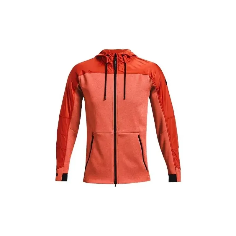 Under Armour ColdGear Jacket Men's Orange With Free Necklaces-1