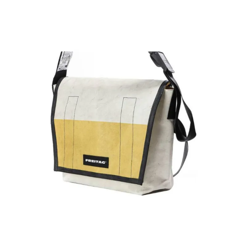 FREITAG Polyester Shoulder Bag Crossbody Bag Regular Unisex Yellow & White-2
