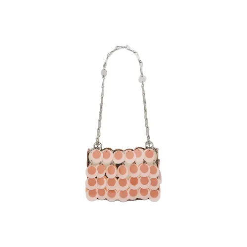 Paco Rabanne Polyester Portable Crossbody Bag Shoulder Bag Women's Pink