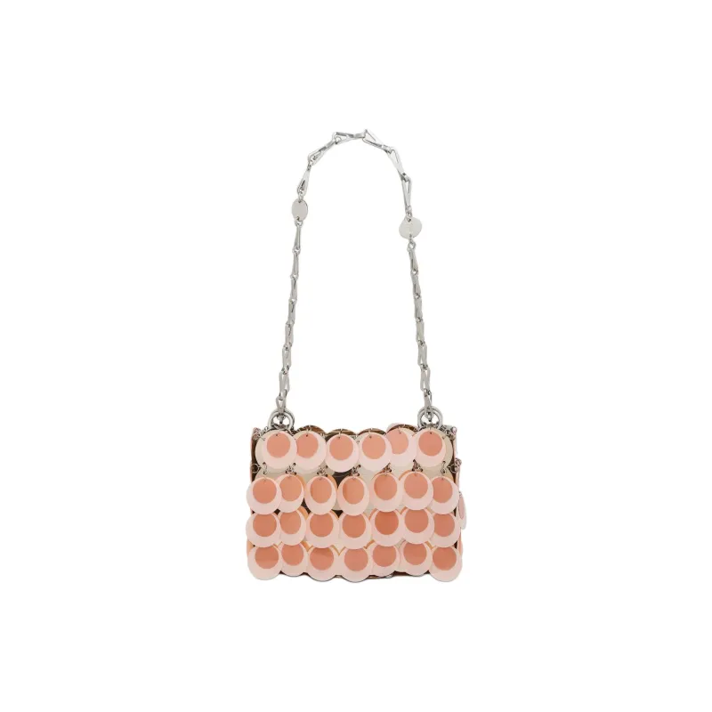 Paco Rabanne Polyester Portable Crossbody Bag Shoulder Bag Women's Pink-0