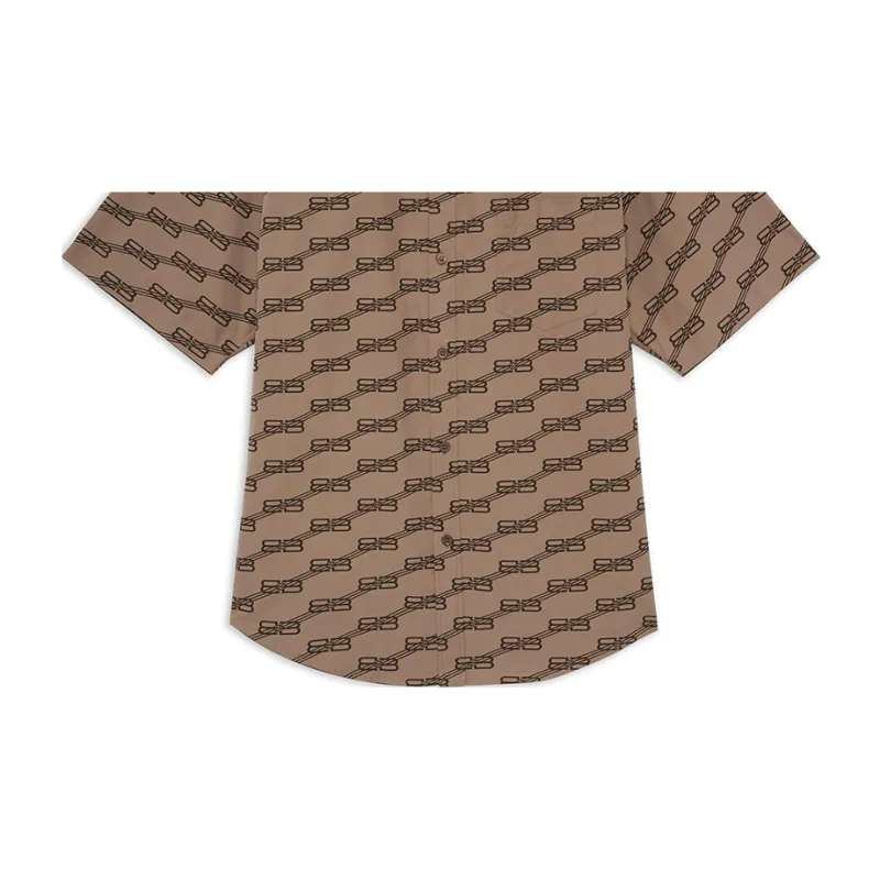 Balenciaga FW22 Shirt Regular Fit Men's Brown-3