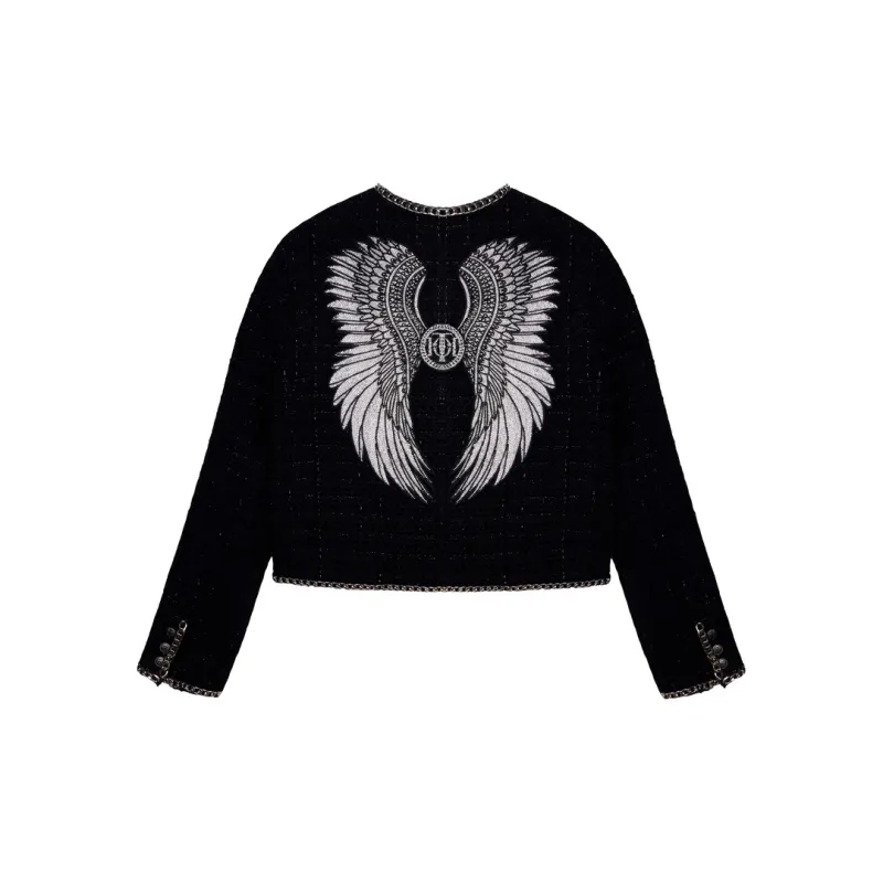 TCH Cropped Coats Women's Black-1