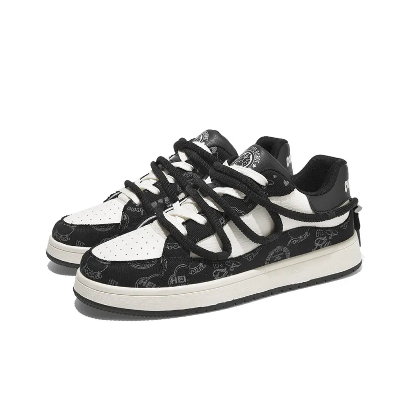 DoraemonA Box Limited Edition Puffy Shoes Low-Top Skateboard Shoes Unisex-63