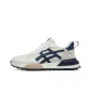 Fall Winter Leather Upper-Beige Blue