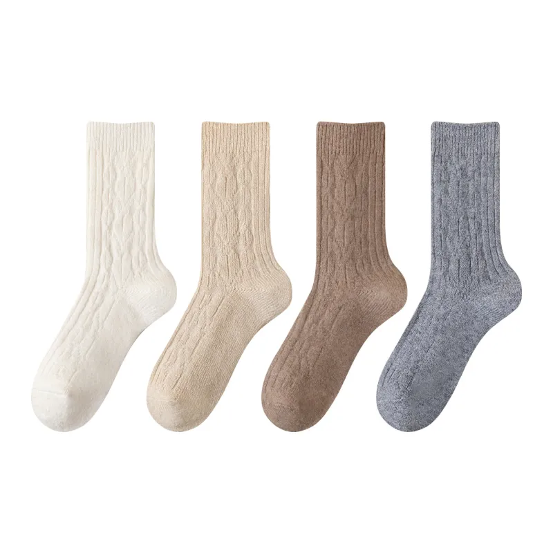 XXLLG Mid-Calf Socks Women's 4 Pack-6