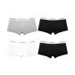 4 Pack (Black 2+White+Light Gray)