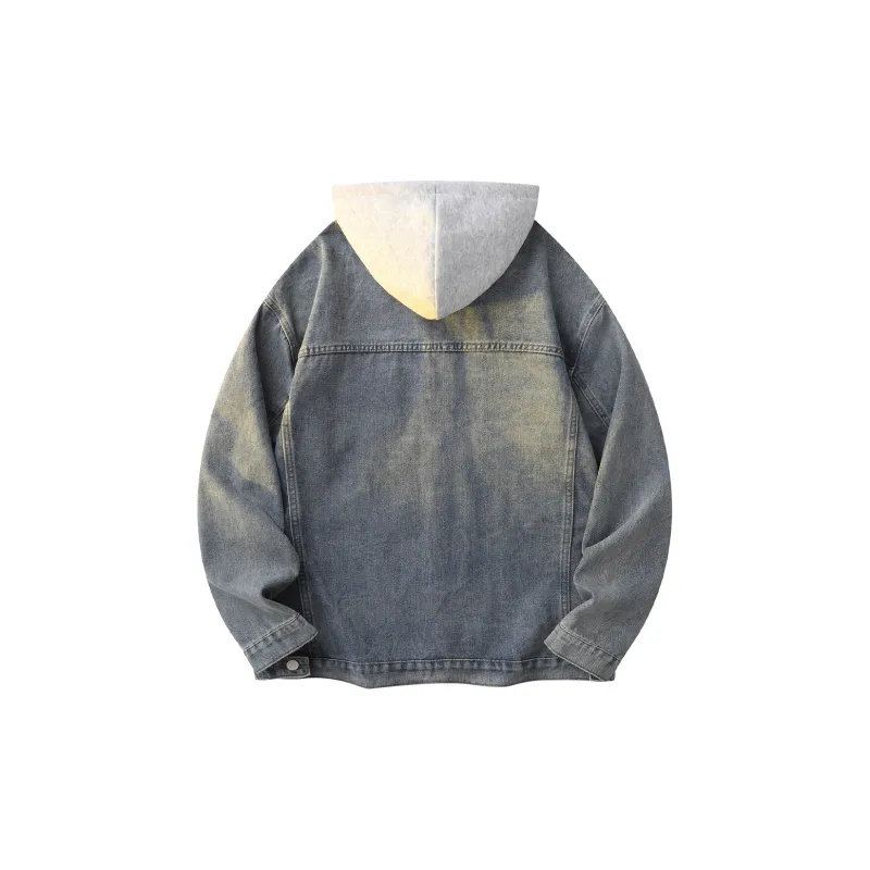 Qnxeey Denim Jackets Unisex-35