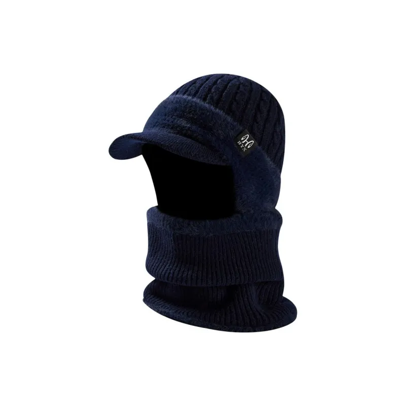H YXIANG Sheep Wool Beanies Men's-10