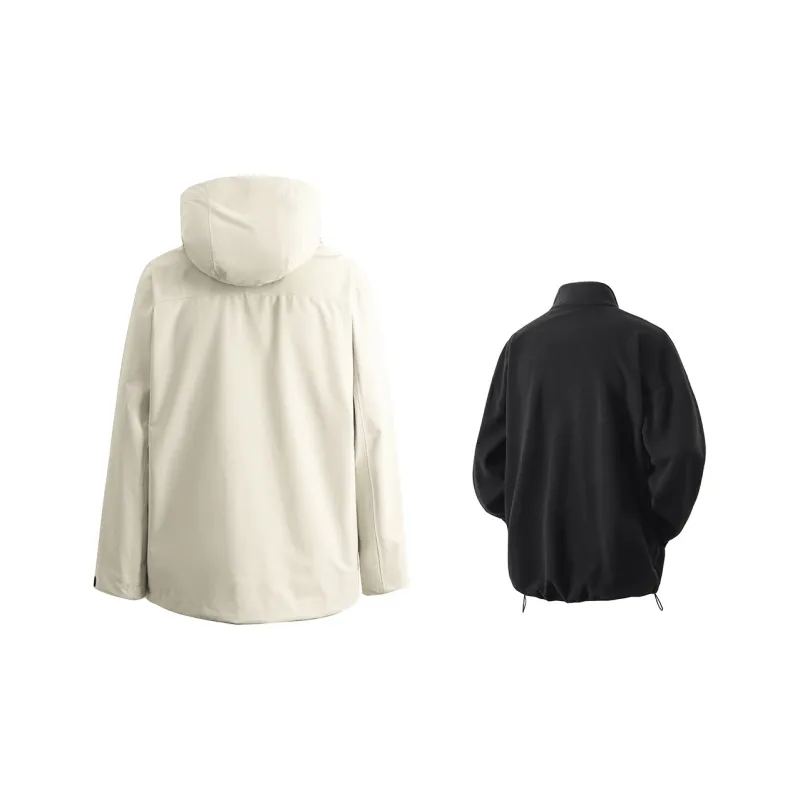 LIVINGTOWN Warm Breathable Water Resistant Windproof Windbreaker Jacket Unisex-15