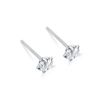 Crafts Women's 999 Fine Silver Stud Earrings Unisex
