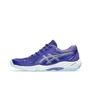 Asics Anti Slip Wear Resistant Low Top Badminton Shoes Women's Purple